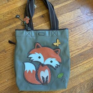 CHALA FOX TOTE BAG - LIKE NEW